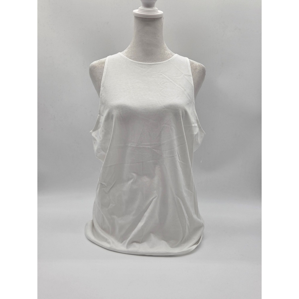 Olivaceous Women's White Sleeveless Tank Top Size L NWT 101-463
